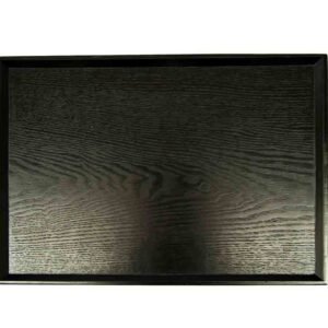 Holz-Tablett Schwarz-7