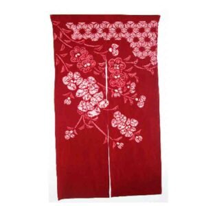 Japanischer Vorhang | Noren | Rot