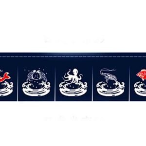 Japanischer Vorhang | Blau
