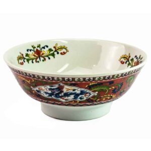 Rahmen Bowl | Rot | Porzellan