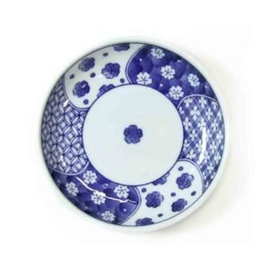 Teller | Weiß-Blau