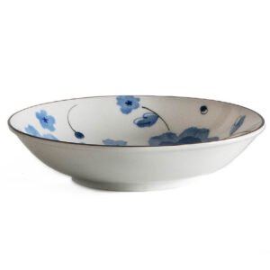 Deep Schüssel | Weiß-Blau