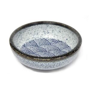 Ramen Schale | Blaue Welle | Porzellan