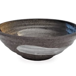 Ramen Schale | Blau-Schwarz-Gelb | Keramik