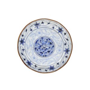 Teller | Weiß-Blau